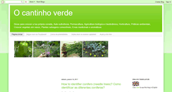 Desktop Screenshot of cantinhoverde.blogspot.com