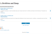 Tablet Screenshot of l-ornithineandsleep.blogspot.com