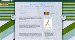 Desktop Screenshot of peytonspier.blogspot.com