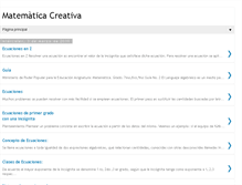 Tablet Screenshot of anaxelad-matemticacreativade7mo.blogspot.com