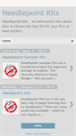Mobile Screenshot of needlepointkits.blogspot.com
