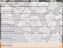 Tablet Screenshot of microbiologia-ufpa.blogspot.com