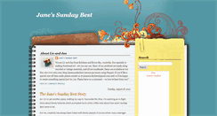 Desktop Screenshot of janessundaybest.blogspot.com