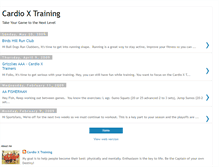 Tablet Screenshot of cardioxtraining.blogspot.com