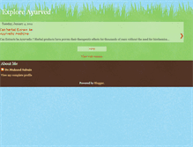 Tablet Screenshot of exploreayurved.blogspot.com