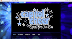 Desktop Screenshot of capitolcheer.blogspot.com