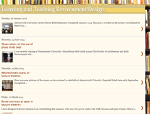 Tablet Screenshot of learningteachingspaces.blogspot.com