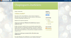 Desktop Screenshot of chapinguero-justiciero.blogspot.com