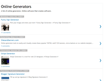 Tablet Screenshot of online-generator.blogspot.com