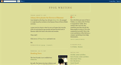 Desktop Screenshot of ffoxwriting.blogspot.com