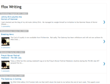 Tablet Screenshot of ffoxwriting.blogspot.com
