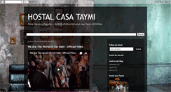 Desktop Screenshot of hostalcasataymi.blogspot.com