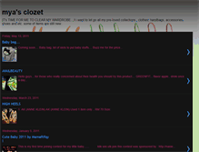 Tablet Screenshot of myaclozet.blogspot.com