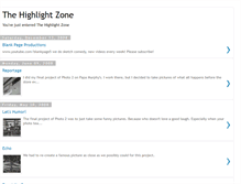 Tablet Screenshot of highlightzone.blogspot.com