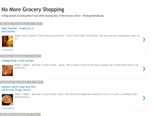 Tablet Screenshot of nomoregroceryshopping.blogspot.com