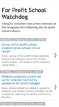 Mobile Screenshot of forprofitschoolwatchdog.blogspot.com