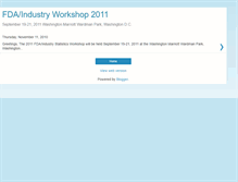 Tablet Screenshot of fdaindustry2011.blogspot.com