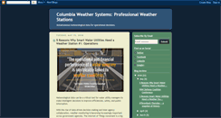 Desktop Screenshot of columbiaweather.blogspot.com