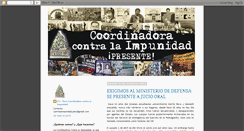 Desktop Screenshot of contraimpunidadperu.blogspot.com