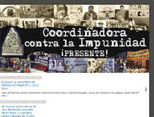 Tablet Screenshot of contraimpunidadperu.blogspot.com