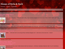 Tablet Screenshot of houseofsyria.blogspot.com