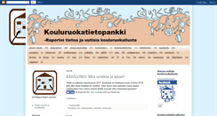 Desktop Screenshot of kouluruokatietopankki.blogspot.com