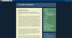 Desktop Screenshot of mrsmithperspective.blogspot.com