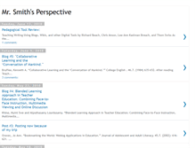 Tablet Screenshot of mrsmithperspective.blogspot.com