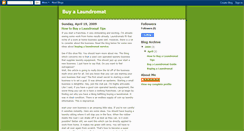 Desktop Screenshot of buyingalaundromatguide.blogspot.com