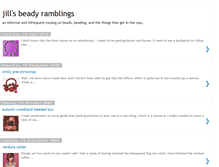 Tablet Screenshot of jillsbeadyramblings.blogspot.com