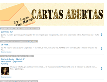 Tablet Screenshot of cartasdomacaco.blogspot.com