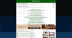 Desktop Screenshot of monsterlyrics.blogspot.com