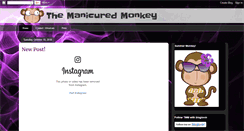 Desktop Screenshot of manicuredmonkey.blogspot.com