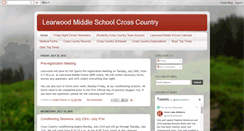 Desktop Screenshot of learwoodmiddleschoolcrosscountry.blogspot.com