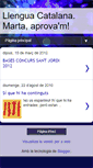 Mobile Screenshot of llenguacatalanamartaaprovam.blogspot.com