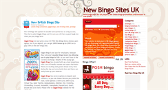 Desktop Screenshot of newbingositesuk.blogspot.com