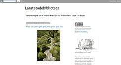 Desktop Screenshot of laratetadebiblioteca.blogspot.com