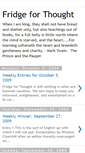 Mobile Screenshot of fridgeforthought.blogspot.com