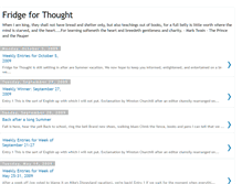 Tablet Screenshot of fridgeforthought.blogspot.com