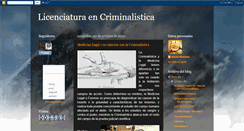 Desktop Screenshot of licencriminalistica.blogspot.com
