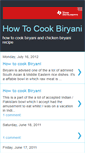 Mobile Screenshot of howtocookbiryani.blogspot.com