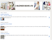 Tablet Screenshot of 3blondebears.blogspot.com