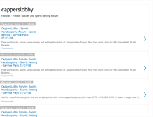 Tablet Screenshot of capperslobby.blogspot.com
