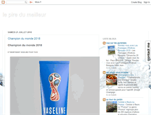 Tablet Screenshot of piredumeilleur.blogspot.com