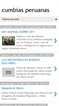 Mobile Screenshot of cumbiaperuana2009.blogspot.com