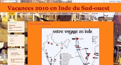 Desktop Screenshot of inde-sud-2010.blogspot.com