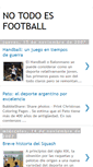 Mobile Screenshot of notodoesfootball.blogspot.com