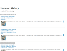 Tablet Screenshot of horseartists.blogspot.com