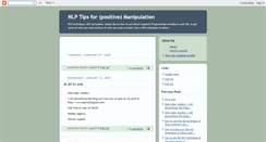 Desktop Screenshot of nlptips.blogspot.com