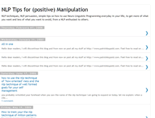 Tablet Screenshot of nlptips.blogspot.com